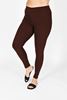 Immagine di BROWN COTTON LEGGING HIGH WAISTED